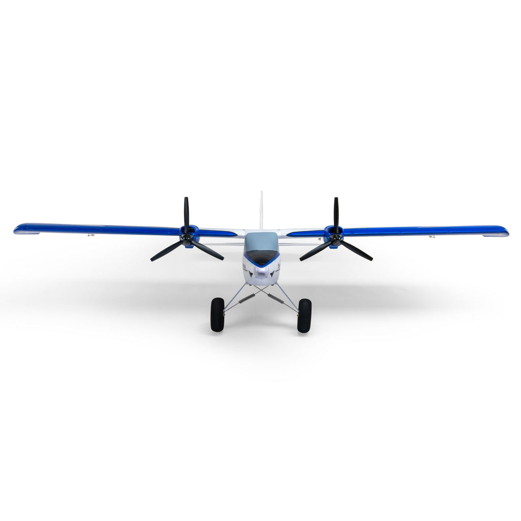 E-flite Twin Timber 1.6m BNF Basic with AS3X and SAFE Select (EFL23850)