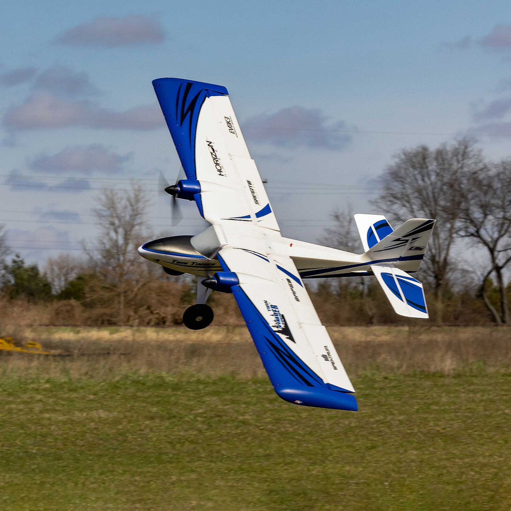 E-flite Twin Timber 1.6m BNF Basic with AS3X and SAFE Select (EFL23850)