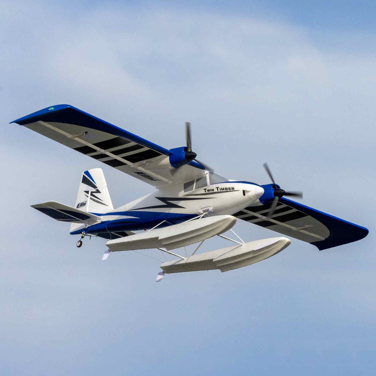 E-flite Twin Timber 1.6m BNF Basic with AS3X and SAFE Select (EFL23850)