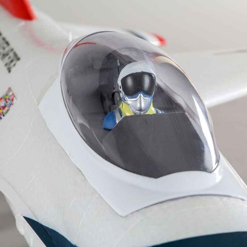 E-flite F-16 Thunderbirds 70mm EDF Jet BNF Basic with AS3X and SAFE Select (EFL178500)