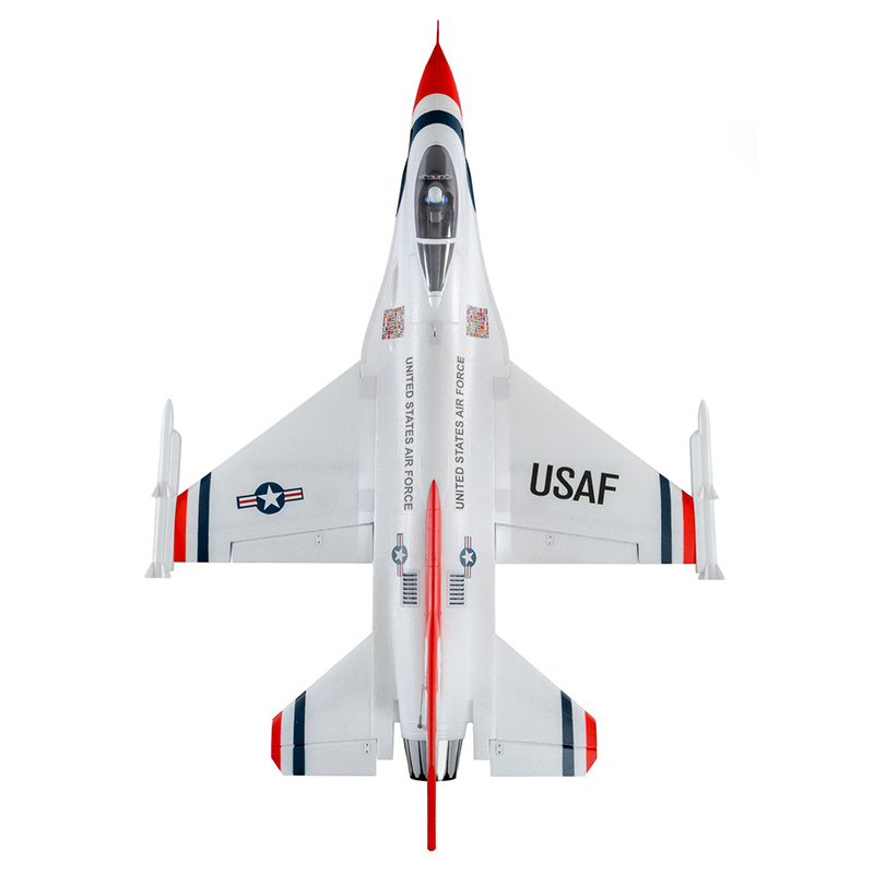 E-flite F-16 Thunderbirds 70mm EDF Jet BNF Basic with AS3X and SAFE Select (EFL178500)