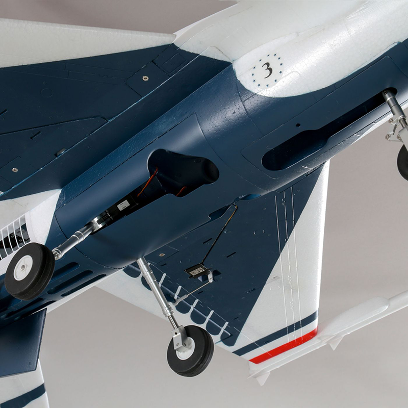 E-flite F-16 Thunderbirds 70mm EDF Jet BNF Basic with AS3X and SAFE Select (EFL178500)