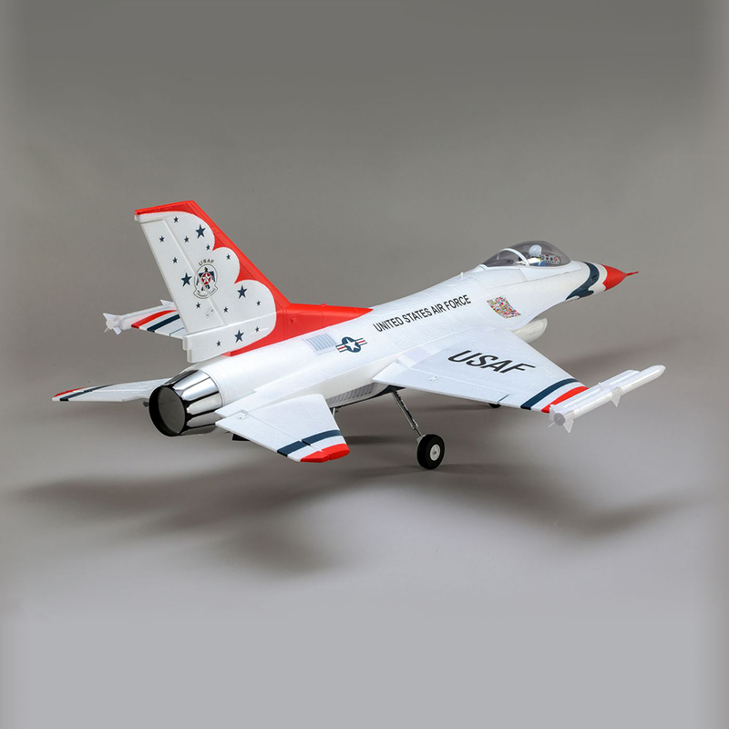 E-flite F-16 Thunderbirds 70mm EDF Jet BNF Basic with AS3X and SAFE Select (EFL178500)