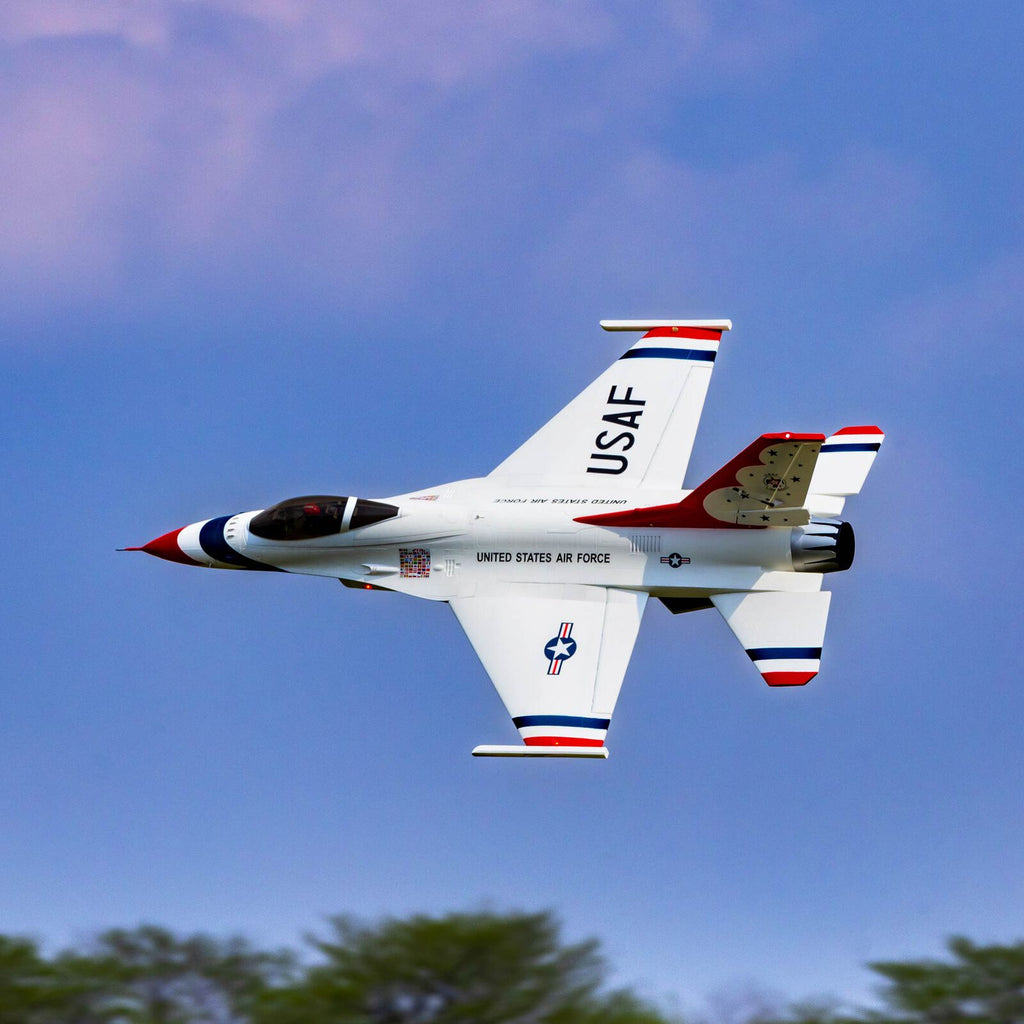 E-flite F-16 Thunderbirds 80mm EDF BNF Basic with AS3X and SAFE Select (EFL87950)