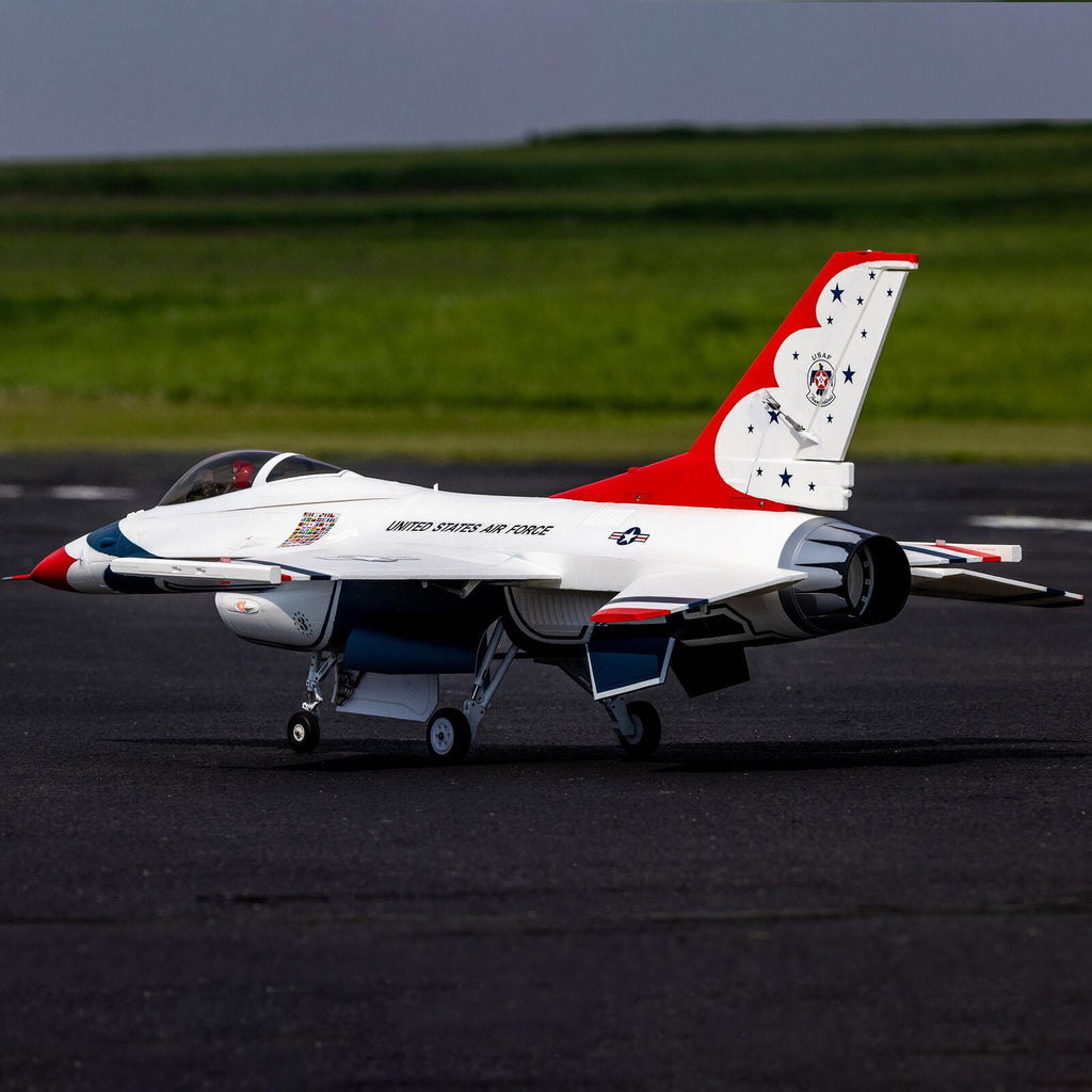 E-flite F-16 Thunderbirds 80mm EDF BNF Basic with AS3X and SAFE Select (EFL87950)
