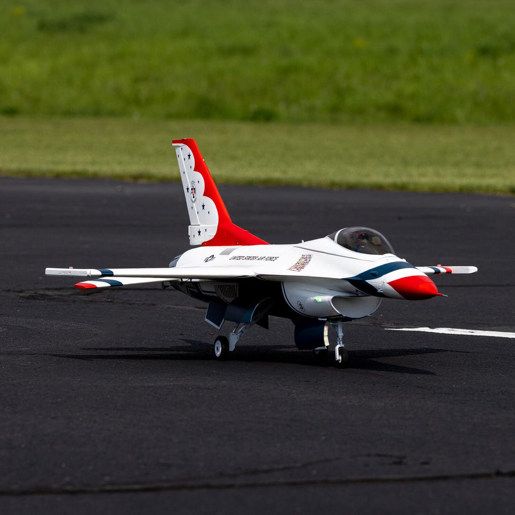 E-flite F-16 Thunderbirds 80mm EDF BNF Basic with AS3X and SAFE Select (EFL87950)