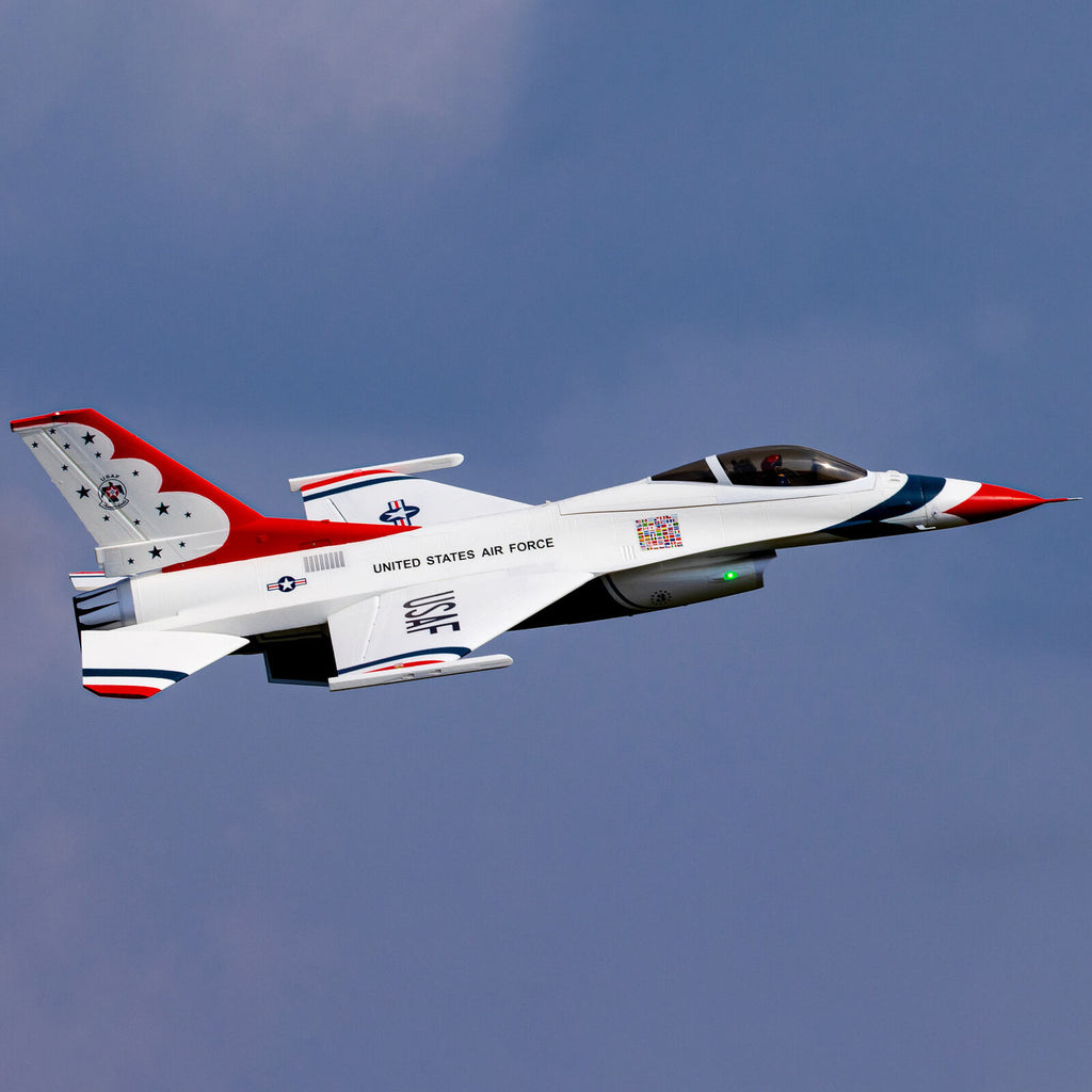 E-flite F-16 Thunderbirds 80mm EDF BNF Basic with AS3X and SAFE Select (EFL87950)