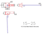 Hangar 9 1525 Tricycle Electric Retrac (EFLG230)
