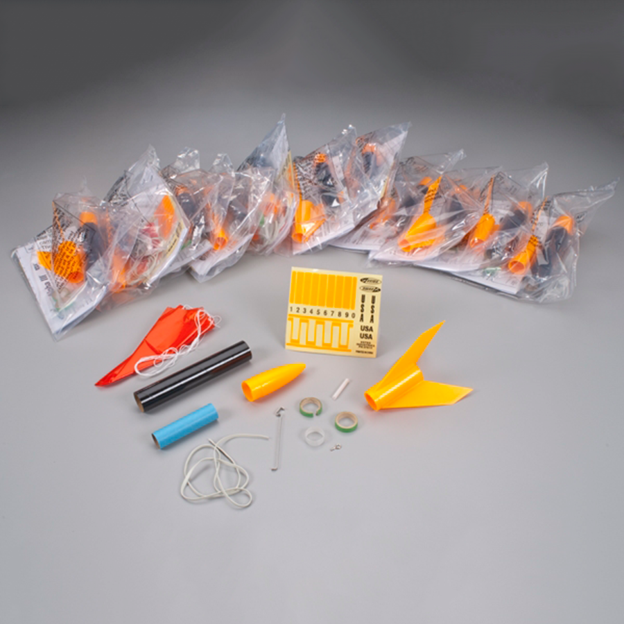 Alpha III Model Rocket Kit, Bulk Pack of 12, E2X