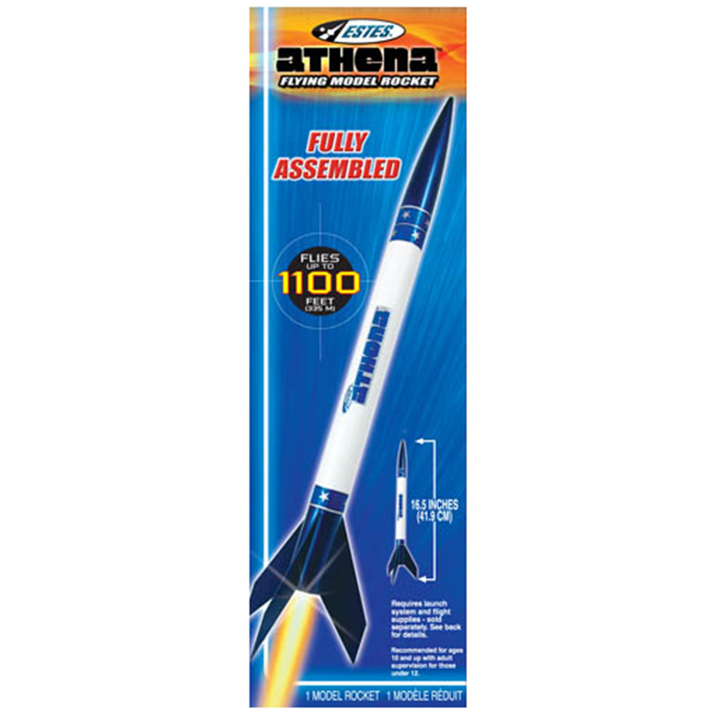 Estes Athena Model Rocket Kit, RTF (Ready to Fly) (EST2452)