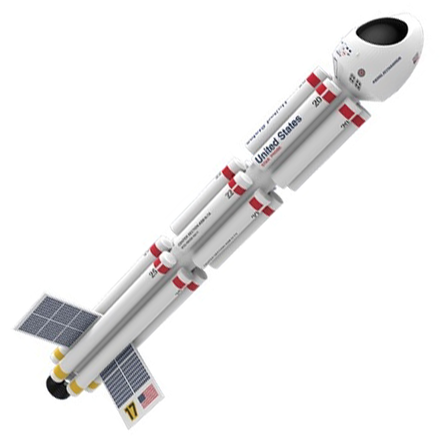Explorer Aquarius Model Rocket Kit, Skill Level 4