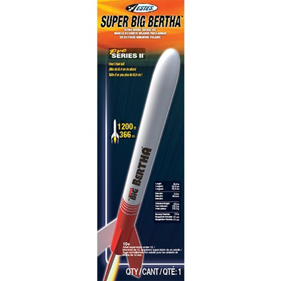 Super Big Bertha Model Rocket Kit, Pro Series II