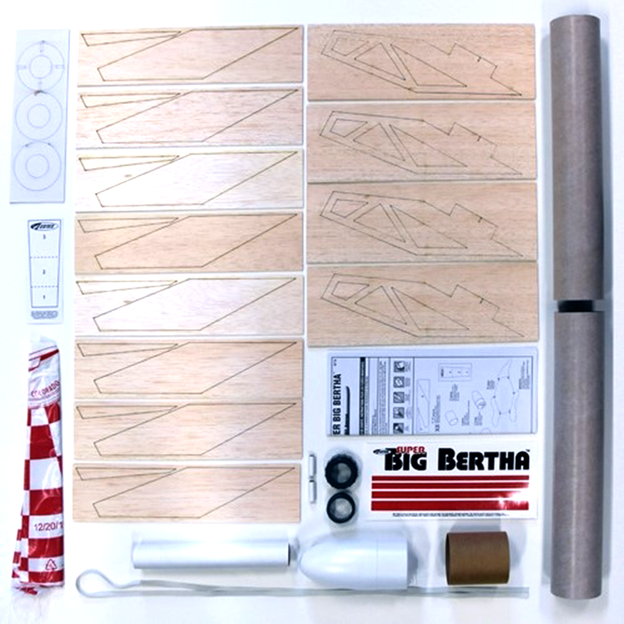 Super Big Bertha Model Rocket Kit, Pro Series II