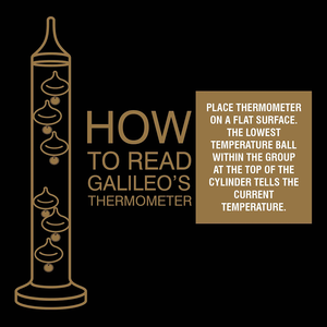 Galileo Thermometer 11" US