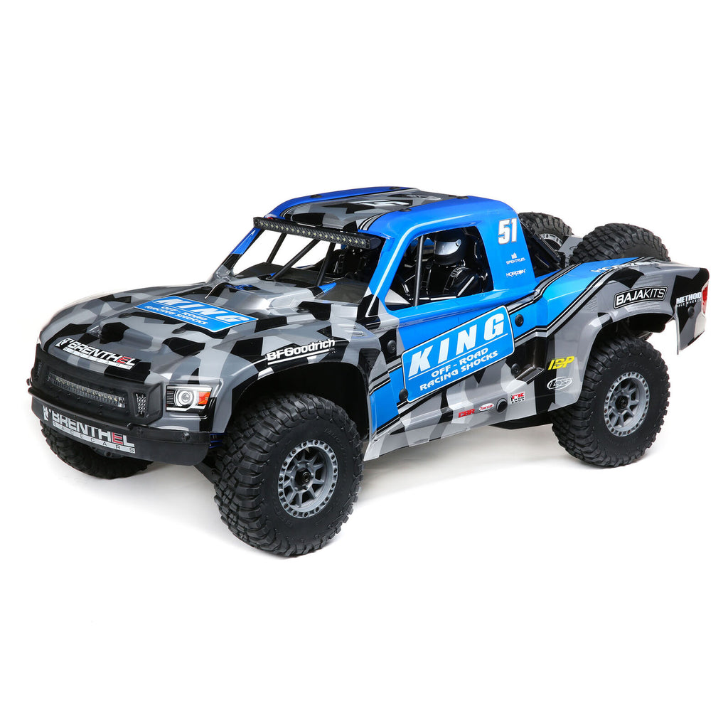 Losi 1/6 Super Baja Rey 2.0 4WD Brushless (Requires Battery & Charger): Blue (LOS05021T2)