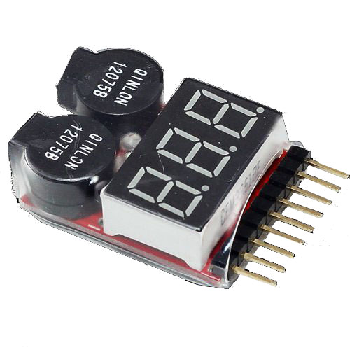 Lipo Voltage Indicator (8S) <br>with Buzzer Alarm