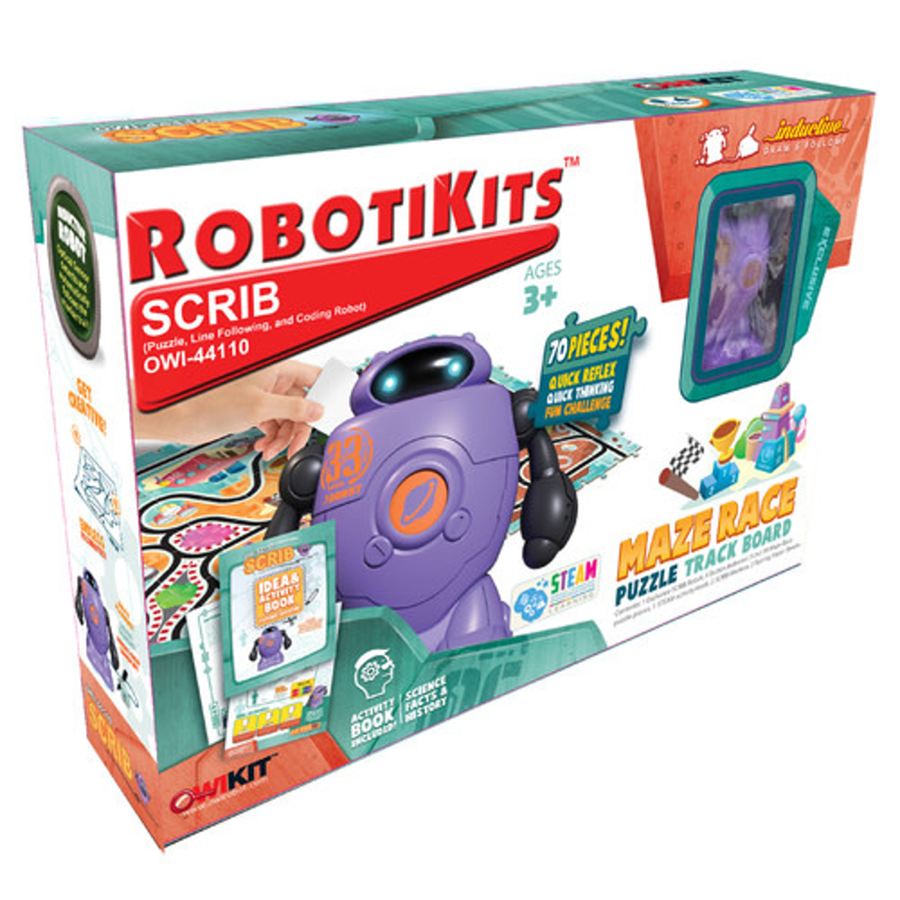 SCRIB Robot 70 Piece DIY STEM Kit