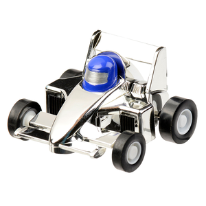 Pull Back Race Cars, Silver, 3-pack