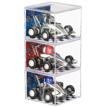 Load image into Gallery viewer, Pull Back Race Cars, Silver, 3-pack
