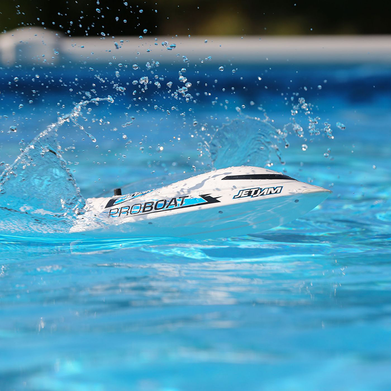 Jet Jam 12" Pool Racer, White: RTR