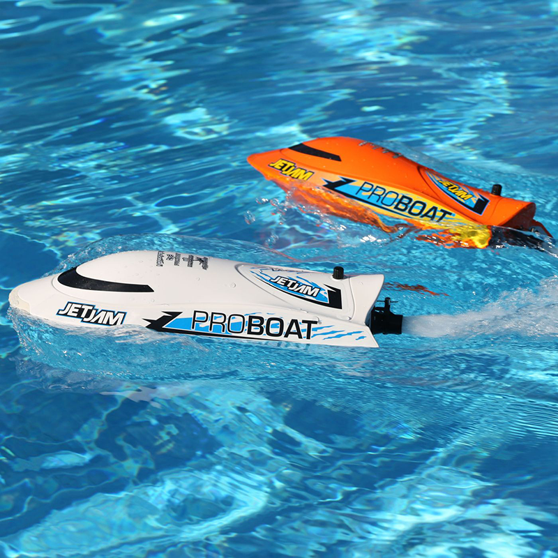 Pro Boat Jet Jam 12" Pool Racer, White: RTR (PRB08031V2T2)