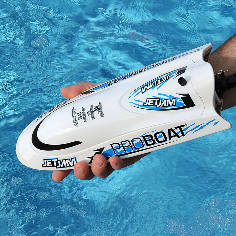Pro Boat Jet Jam 12" Pool Racer, White: RTR (PRB08031V2T2)