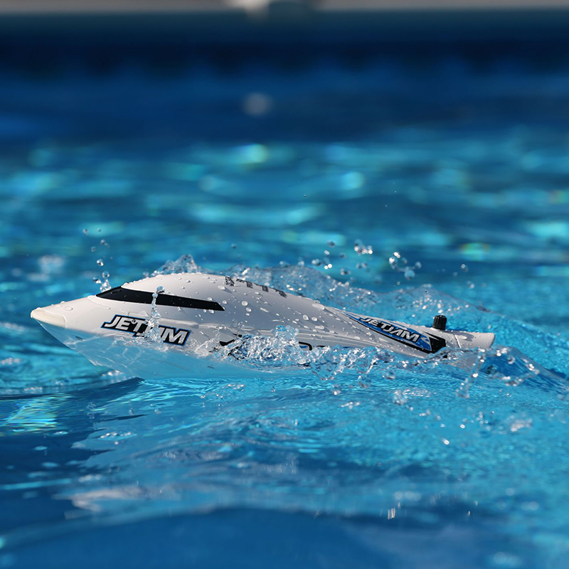 Pro Boat Jet Jam 12" Pool Racer, White: RTR (PRB08031V2T2)