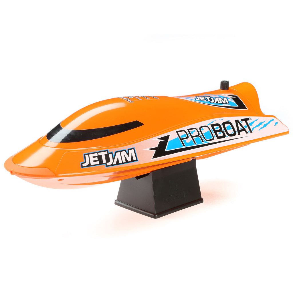 Pro Boat Jet Jam 12" Pool Racer, Brushed, Orange: RTR (PRB08031V2T1)