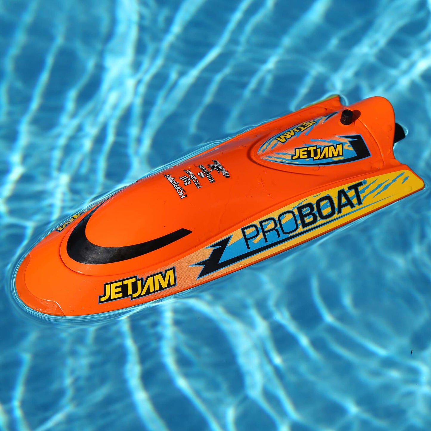 Jet Jam 12" Pool Racer, Brushed, Orange: RTR