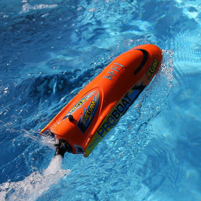 Jet Jam 12" Pool Racer, Brushed, Orange: RTR