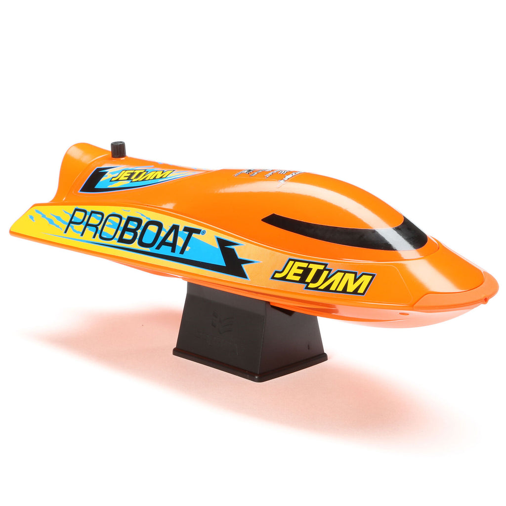 Pro Boat Jet Jam 12" Pool Racer, Brushed, Orange: RTR (PRB08031V2T1)