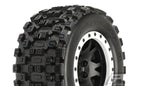 Pro-Line 1/5 Badlands MX43 Pro-Loc Front/Rear X-MAXX Mounted 24mm Black/Gry Impulse (2) (10131-13)