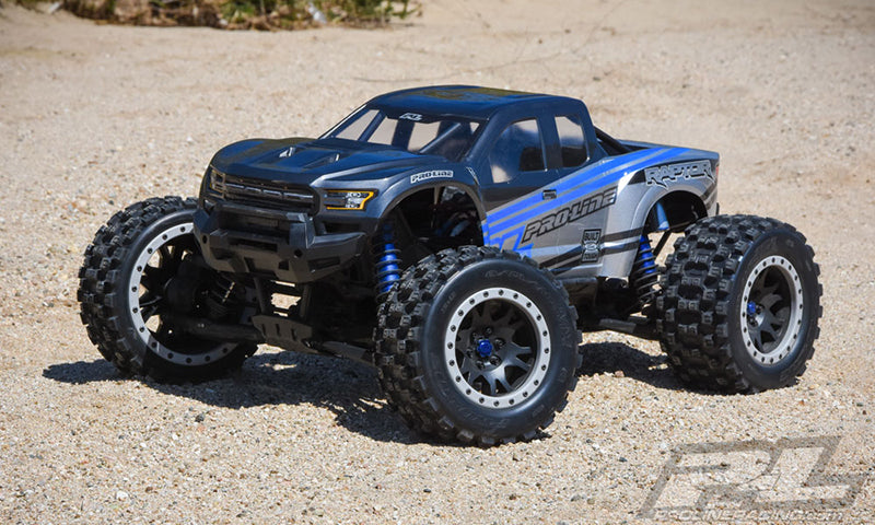 Pro-Line 1/5 Badlands MX43 Pro-Loc Front/Rear X-MAXX Mounted 24mm Black/Gry Impulse (2) (10131-13)