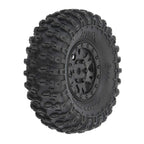 Pro-Line 1/24 Hyrax Front/Rear 1.0" Tires Mounted 7mm Black Impulse (4): SCX24 (10194-10)