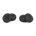 Pro-Line 1/24 Hyrax Front/Rear 1.0" Tires Mounted 7mm Black Impulse (4): SCX24 (10194-10)