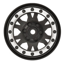 Load image into Gallery viewer, Impulse 1.9&quot; Black/Silver Wheel Crawlers(2) F/R: PRO276913
