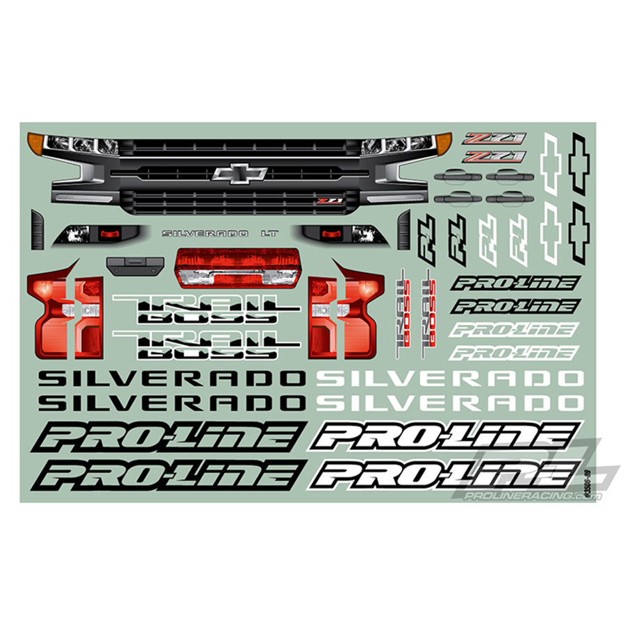 Body Clear 2019 Chevy Silverado Z71 Trail Boss