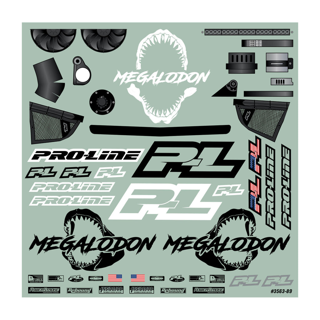 Pro-Line Megalodon Desert Buggy Clear Body for Slash 2WD & Slash 4x4 (3563-00)