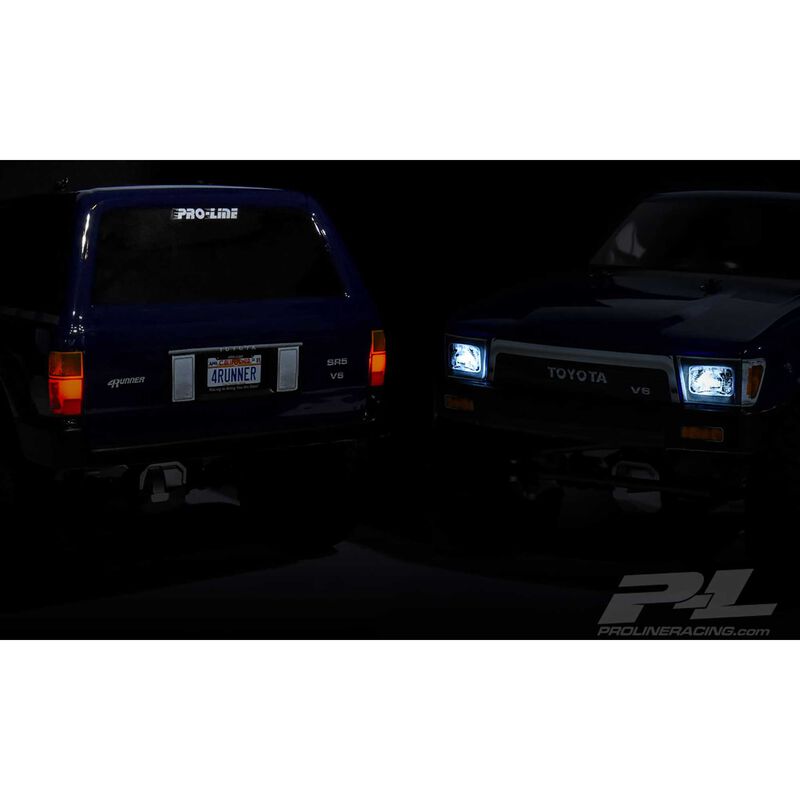 1/10 Universal LED Headlight & Tail Light Kit-Crawlers