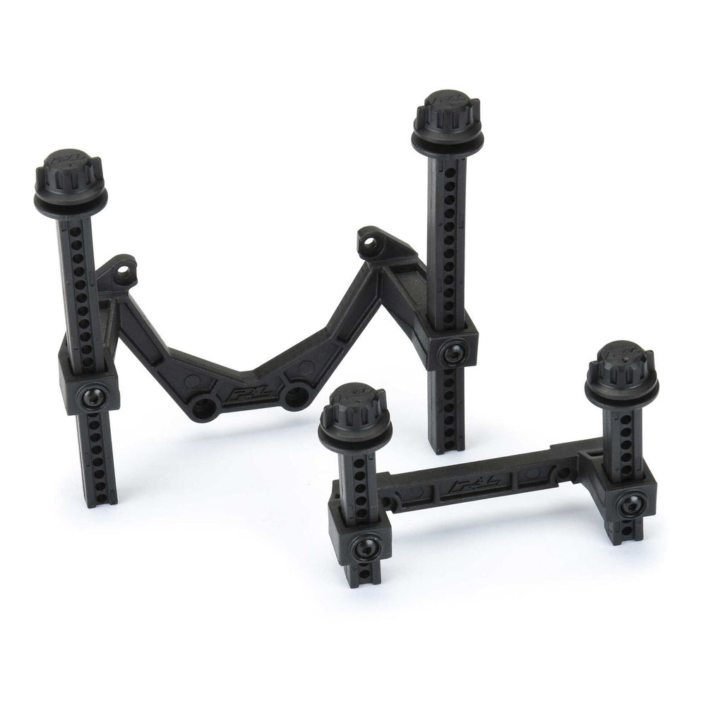 Pro-Line 1/10 Extended Front and Rear Body Mounts (Rustler 4x4) (PRO636200)