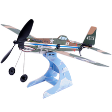 Load image into Gallery viewer, Rubber Band Airplane Science - P-40 Warhawk
