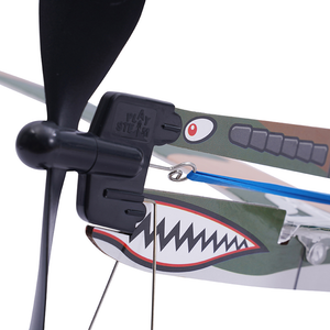 Rubber Band Airplane Science - P-40 Warhawk