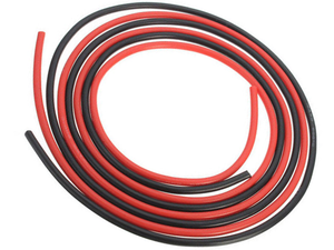 12 Gauge Silicone Wire 3 ft Red/Black