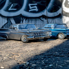 Load image into Gallery viewer, 1/10 FiftyNine Classic Edition - &#39;59 Chevrolet Impala Hopping Lowrider: Titanium
