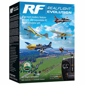 RealFlight Evolution RC Flight Simulator w/InterLink DX Controller