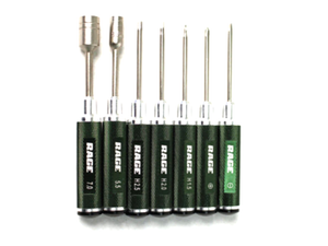 Compact 7 Piece Machined Tool Set w/ Case