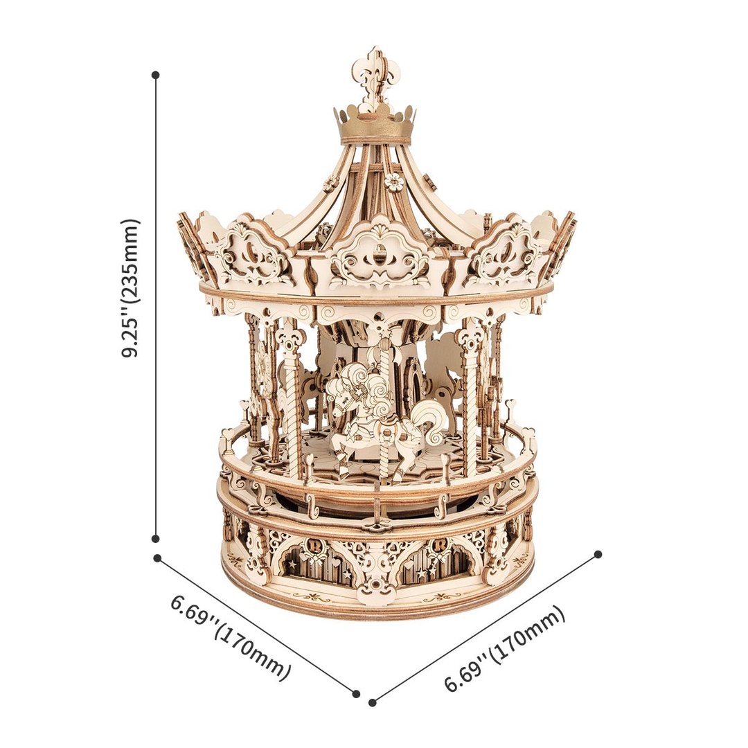 Mechanical Music Box; Romantic Carousel: ROEAMK62