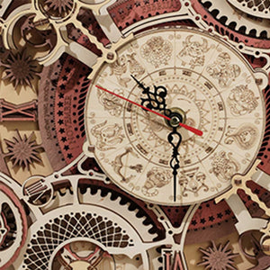 Time Art; Zodiac Wall Clock
