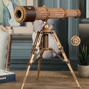 Mechanical Wood Models; Monocular Telescope