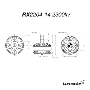 Lumenier RX220414 2300Kv Motor